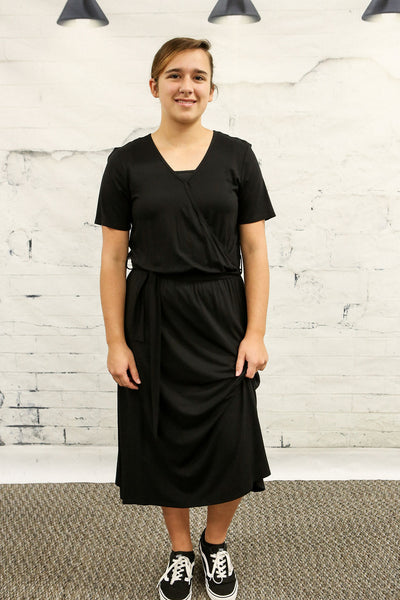 Black Crossover  Dress